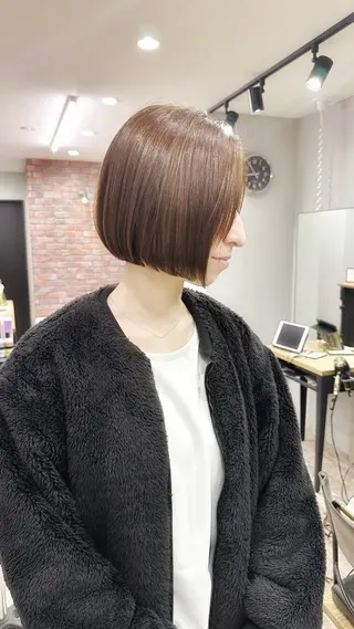 ミディアム 高橋 一矢のヘアスタイル