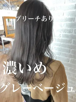 ミディアム カラー hair salon Ranun髪質改善のヘアスタイル