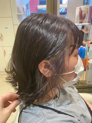 ミディアム カラー Dxxxx III所属・女性目線の大人 メンズ*Ayakaのヘアスタイル