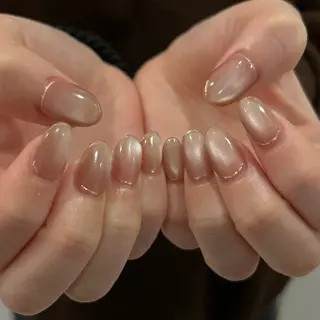 ネイル Ray. ちゅるん系ニュアンスのネイルデザイン