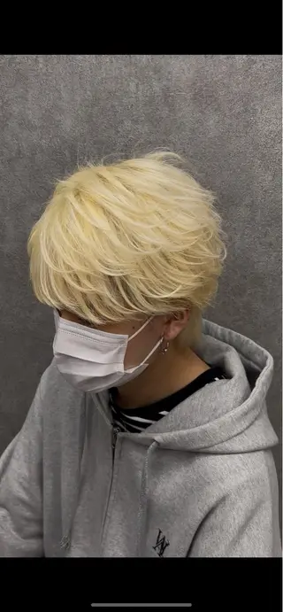 カラー メンズ 西川 優太のヘアスタイル