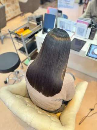 セミロング 浜松/磐田/縮毛矯正 /メンズカット/Yuのヘアスタイル