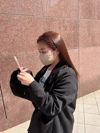 カラー パーマモデル募集 /梅田/宿谷真那斗のヘアスタイル