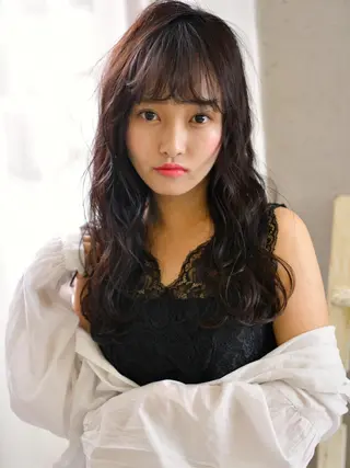 カラー RINA 🩵のヘアスタイル