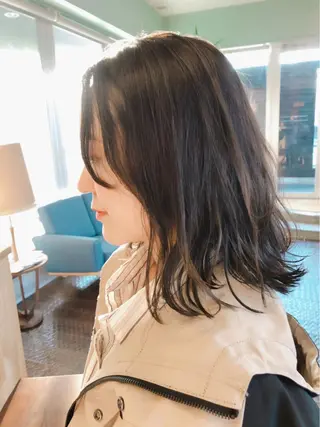 セミロング むらまつ えりこのヘアスタイル