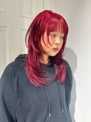 ミディアム otoha☆カラー/ レイヤー/八王子のヘアスタイル