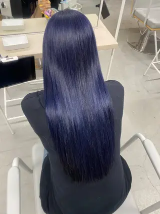 ロング カラー qulim所属・前橋 姫奈のヘアスタイル