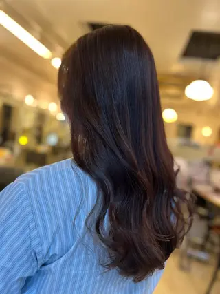 ロング 矢崎 身江子のヘアスタイル