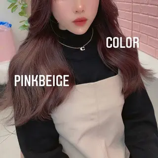 ロング カラー エクステ🩵ブリーチ 韓国ヘア🩵KAEのヘアスタイル