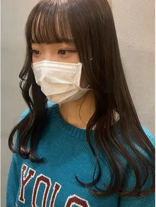 ロング ヘアアレンジ パーマ カラー ヘアケア特化型サロン newi 梅田のヘアスタイル