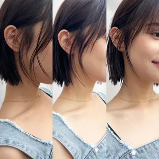 ショート カラー レイヤー専門家 ダブルカラー修のヘアスタイル