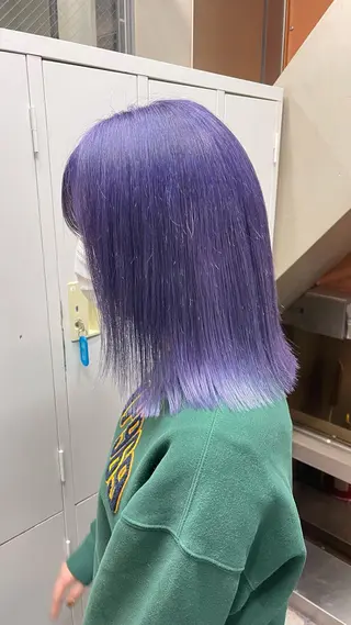 ミディアム カラー Blanche by artina川崎店所属・ゆう🫧 透明感/ハイトーンのヘアスタイル