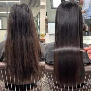 スパイキーショート/ センターパート/奈菜のヘアスタイル