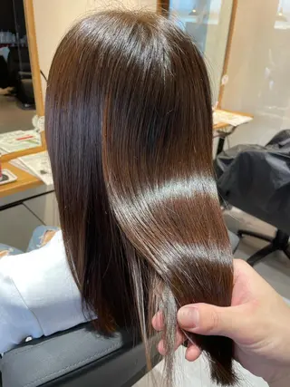 ミディアム solv.【ソルヴ】所属・藤田一輝 【美髪職人】のヘアスタイル