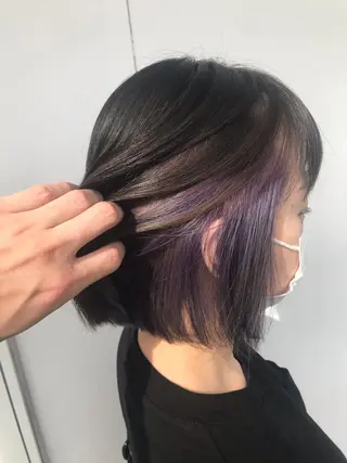 ミディアム 下條 真のヘアスタイル