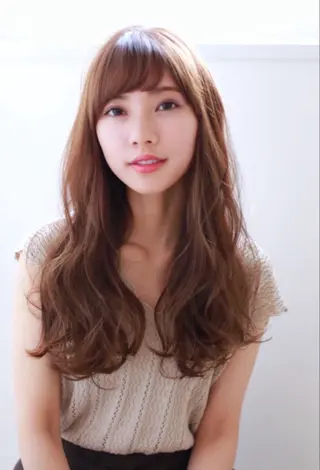 ロング 骨格/顔型/診断/ 伏見/伊藤桃花のヘアスタイル