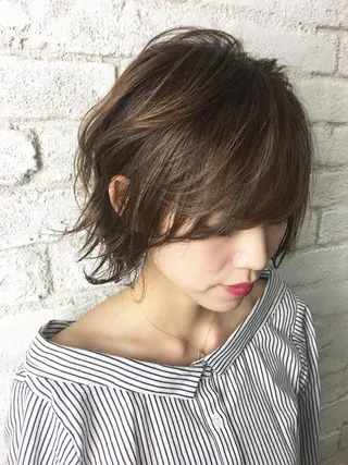 ミディアム カラー boutique misakiのヘアスタイル