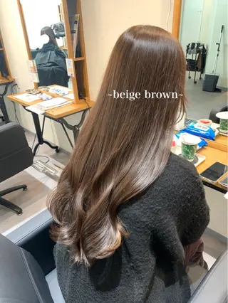 ロング カラー Dears 香芝店所属・関 優希のヘアスタイル