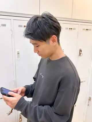 ショート メンズ 柔らか透明感カラー/ 内田圭祐のヘアスタイル