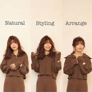 ロング カラー ヘアアレンジ h a k u 大倉 卓人のヘアスタイル