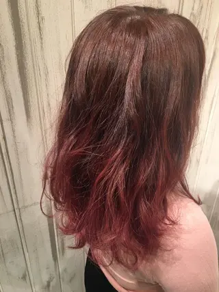 セミロング カラー 永井大樹✨ 透明感カラー✨のヘアスタイル