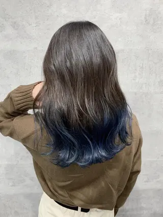 ロング カラー _WHITE 天神店 YUMEKA🐻のヘアスタイル