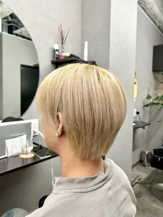 ショート カラー メンズ ゲーマー美容師 KENTOのヘアスタイル
