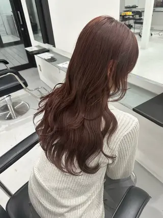 ロング カラー ベージュカラー🕊️ 新潟駅/谷口大海のヘアスタイル