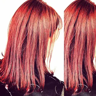 セミロング カラー メンズヘア特化 崎田 成人のヘアスタイル