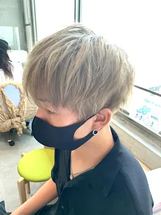 ショート カラー 立川/シールエクステ /みづきのヘアスタイル