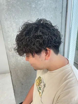 ショート パーマ メンズ メンズ似合わせ🪞 副店長 kotoriのヘアスタイル