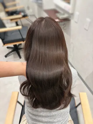 ミディアム カラー VIEW YOKOHAMA所属・透明感カラー ／kana‎🤍のヘアスタイル