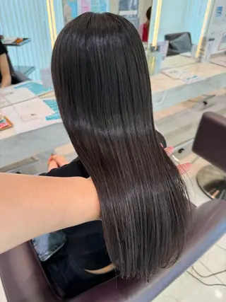 セミロング カラー 湘南パーマ髪質改善 職人　HIROKIのヘアスタイル