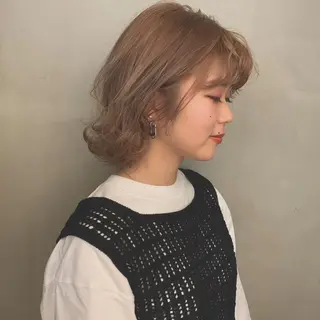 カラー ボブ指名No.1/ ボブパーマ/ユキのヘアスタイル