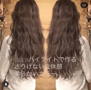 ロング カラー テトネ タカシのヘアスタイル