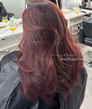 ロング カラー ヘアアレンジ 🫧🇰🇷韓国ヘア レイヤー🐺Yutaのヘアスタイル