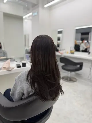 ロング カラー 🤍レイヤー/顔周り /hirari🤍のヘアスタイル