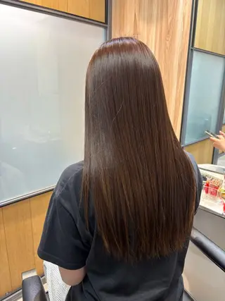ロング ✨津田佐功/兵庫三宮 /カラー/縮毛矯正✨のヘアスタイル