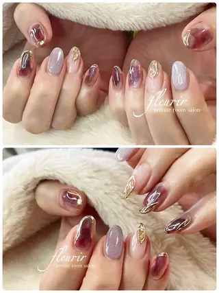 ネイル フルリール 【プライベートサロンのネイルデザイン