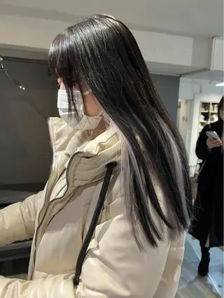 ロング カラー ブリーチなしベージュ カラー✨Takeのヘアスタイル