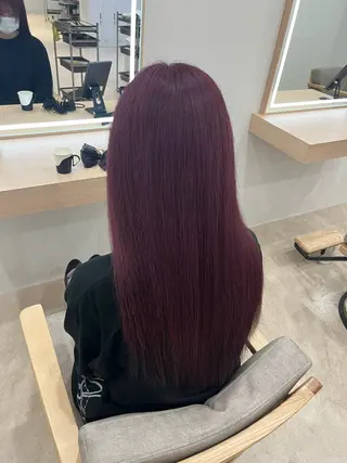 ロング カラー little×esta所属・髪質改善/艶カラー /小池潤也のヘアスタイル