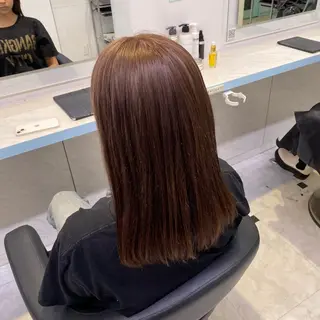 ロング カラー 🩷モテ髪＆透明感 🩷ミルクティー🩷のヘアスタイル