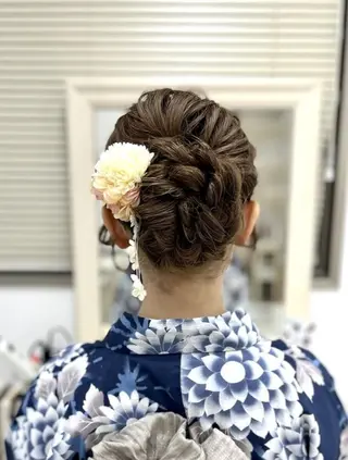 ヘアアレンジ 似合わせヘアメイク 💐オダギリチアキのヘアスタイル