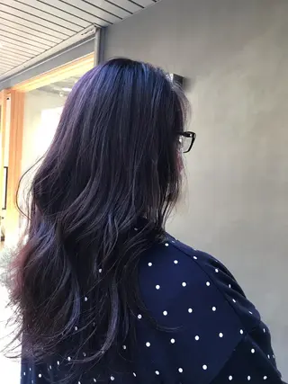 ロング カラー ヘアアレンジ moi-meme.soe所属・タナカ リナのヘアスタイル