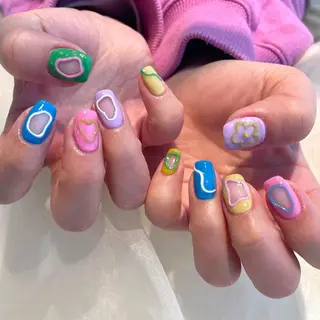 ネイル 新井 ひなののネイルデザイン