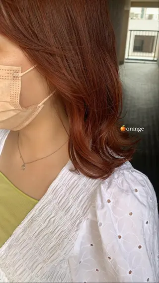 ミディアム カラー chouette/ 根本優希のヘアスタイル