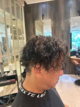 パーマ メンズ 縮毛矯正/カット/ 韓国ヘア/蛯原🍤のヘアスタイル