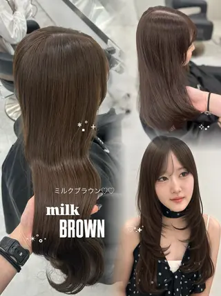 ロング カラー 上品モテヘア🩶 karen🩶のヘアスタイル