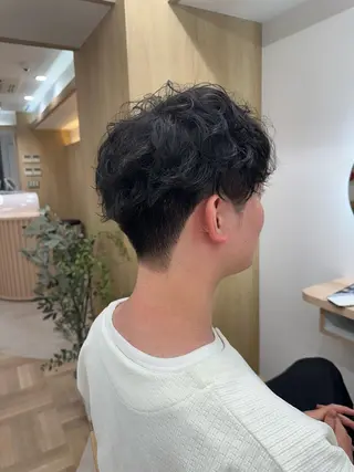 パーマ メンズ momo🐶韓国ヘア /艶カラー/レイヤーのヘアスタイル