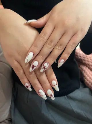 ネイル 🤍韓国/ワンホン myu🤍のネイルデザイン